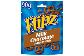 Flipz Milk Chocolate Coated Pretzel Snacks