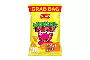 Walkers Monster Munch Roast Beef Snacks