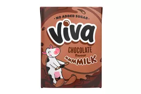 Viva Chocolate Flavour Semi-Skimmed Milk - No Added Sugar